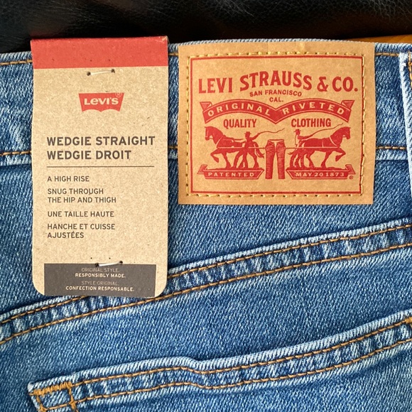 💙NWT: LEVI’S✨ Women’s Wedgie Straight Jeans - Size 29 - Picture 11 of 13